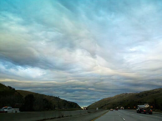 Watercolor sky