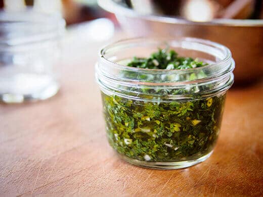 Carrot top salsa