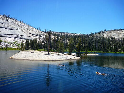 Sunrise Lake in Yosemite High Country