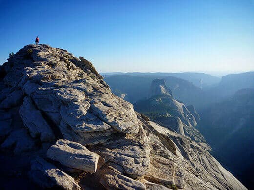 The summit of Cloud's Rest