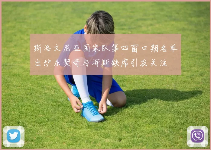 斯洛文尼亚国家队第四窗口期名单出炉东契奇与海斯缺席引发关注